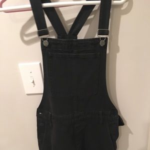 Madewell black shortoveralls